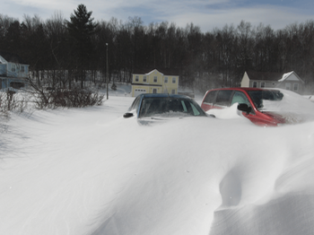 Bombogenesis snow storm