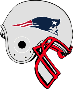 New England Patriots helmet