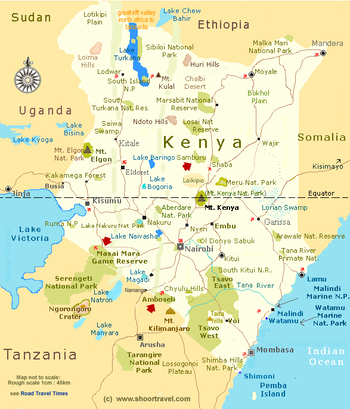 Map of Kenya