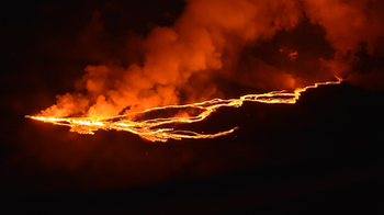 Mauna Loa volcano eruption