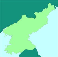 North Korea map