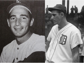 Sandy Koufax and Hank Greenberg