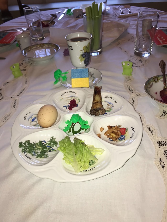 Passover Seder Table