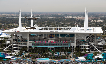 Hard Rock Stadium, site of Super Bowl LIV