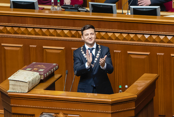 Ukrainian President Volodymyr Zelensky